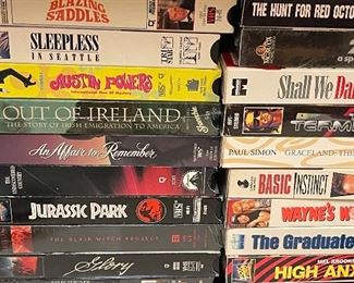 VHS tapes