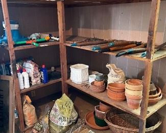 pots and potting items