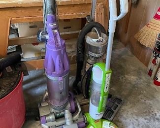 Dyson and Shark vacuums
