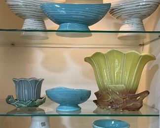Mid Century and Vintage McCoy Pottery Planters and Vases
