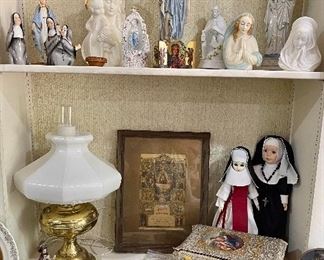 Vintage Handmade Nun Dolls, Religious Articles, Bibles, Statues, Prayerbooks