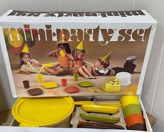 Vintage Children’s Tupperware Mini•Party Set NIB