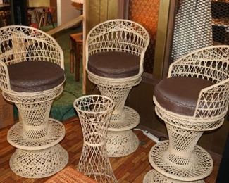 Russell Woodard Style Bar Stools