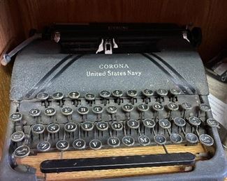 Navy typewriter 