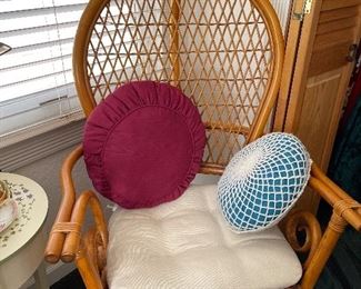 Bamboo chairs 