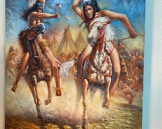 Native American original art Bill Larson
