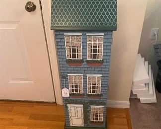 Tall Doll House Storage Box