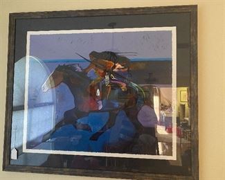 John Nieto numbered and signed framed print