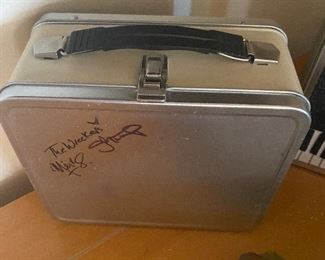 Signed Wreckers Lunch Box Michelle Branch and Jessica Harp