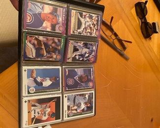 Baseball cards, Cubs, Cincinnati Reds