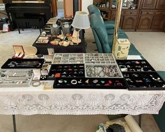 Great selection of costume jewelry, sterling, and more 