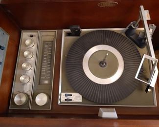 vintage cabinet stereo with radio