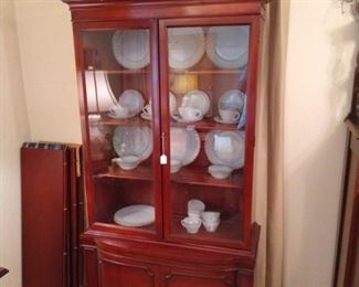 vintage display cabinet