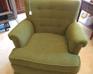 vintage green chair