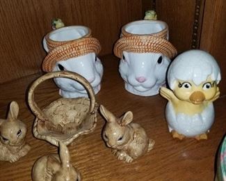 Vintage bunny ceramics