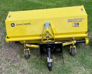 JOHN DEERE “COMPACT TRACTOR (1025R) LOT- 304.3 hours 


1025R DIESEL TRACTOR
COZY CAB
CAB HEATER
BACK-UP CAMERA
LOADER
SNOW BLOWER WITH HYDRAULIC CHUTE ROTATION
POWER BROOM (Heavy Duty Broom 60) (USED ON 1 JOB APPROX 8 HOURS)
BLADE WITH HYDRALIC ANGLE (USED 1 WINTER) 
