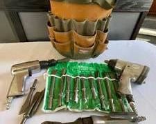 Pneumatic Tools With Bucket Boss Container including Northern and Powermate.