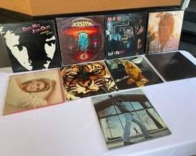 Awesome 80's Record Collection includes Hall and Oates, Boston, REO, Rod Stewart, The Eagles, Survivor, and more.