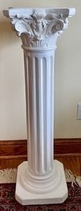 Pretty Plaster Pillar measures 39x14.5x14.5 inches.

*this item is heavy