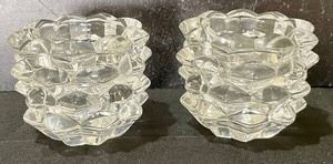 Pair of Tiffany & Company Candle Holders measuring 3 inches tall. 