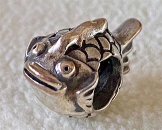 Pandora Sterling Fish Bead