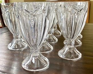 Set of 10 Lenox Butterfly Meadow 6 7/8" All Purpose Wine Glasses in very good condition.