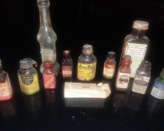 Medicine bottles, poison bottle
