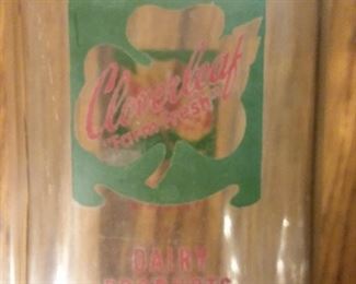 Cloverleaf dairy bottle