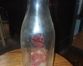 Vintage dairy bottle