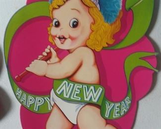 Vintage New Years eve decoration