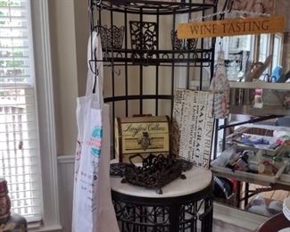 Decorative Iron table/shelves