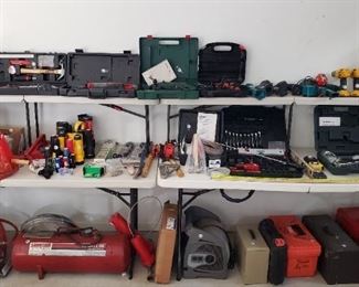 Power tools, battery tools, compressors, tool boxes and more