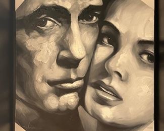 $599

Casablanca Original Oil Painting

Gorgeous Hand Painted Black and white Oil painting Of Humphrey Bogart and Ingrid Bergman in the classic Casablanca. 

47”x 47” 

