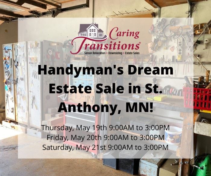 Handymans Dream Estate Sale in St. Anthony, MN