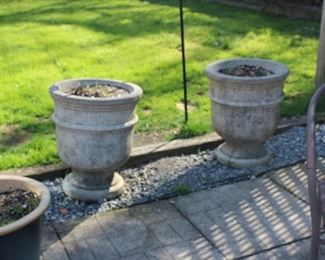Cement planters