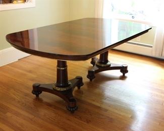 Stickley John Widdicomb "Cheshire" double pedestal dining table