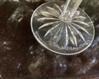 Jim O;Leary signed Waterford stems