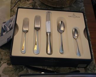 Villeroy & Boch "La Coupole" stainless flatware - 2 large sets plus more