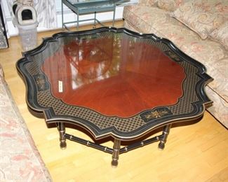 Kindel Masterworks chinoiserie cocktail table