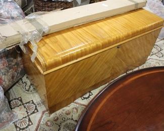 Vintage cedar trunk