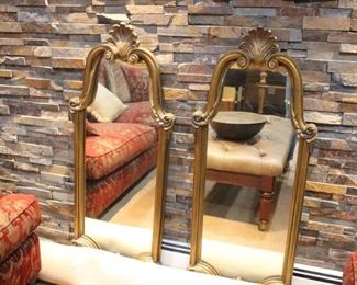 Pir shell motif mirrors