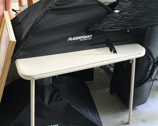 Flashpoint photography lighting - pair with stands