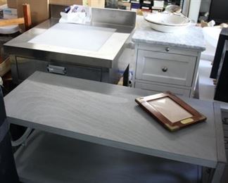 Industrial stainless steel kitchen prep table (NEW never used)