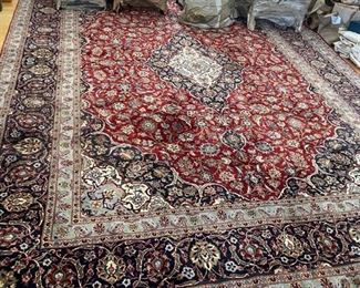 Hand woven Oriental rug