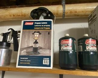Coleman Lantern and Supplies