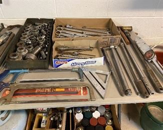 Assorted Sockets and Wrenches