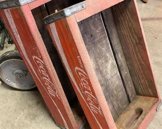 Wooden Coca Cola Crates