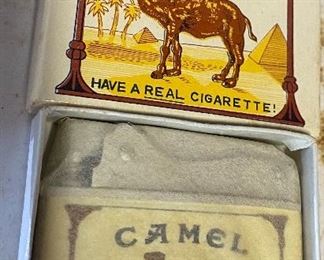 Vintage Camel Cigarette in Box