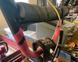 Handlebars from Scooter are on Bicycle Currently