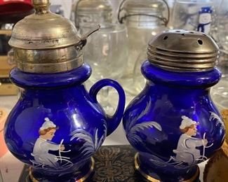 Antique Hand Painted Shaker/Dispenser 